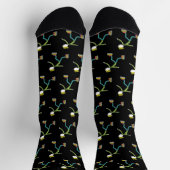 Inline Skating Stickman Socken (Oben)