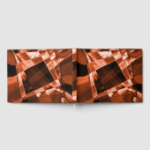 Inlinierte und einige Korallenquadrate und -rechte Gästebuch (Voll)