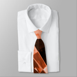 Inlinierte und einige Korallenquadrate und -rechte Krawatte