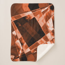 Inlinierte und einige Korallenquadrate und -rechte Sherpadecke