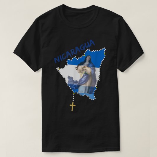 Inmaculada Concepcion De Maria Nicaragua Camiseta T-Shirt (Design vorne)