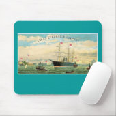 Inman-Dampfschifffahrtsgesellschaft Mousepad (Mit Mouse)