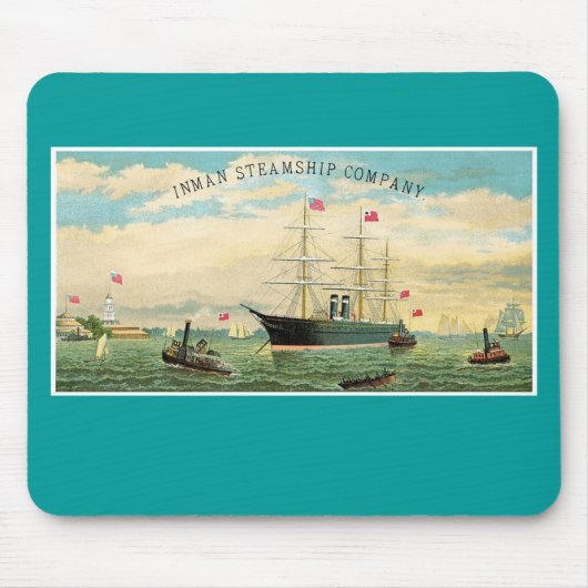 Inman-Dampfschifffahrtsgesellschaft Mousepad (Vorne)