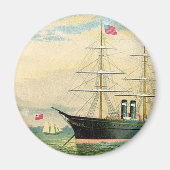 Inman Steamship Company Magnet (Vorne)