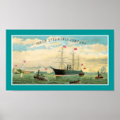 Inman Steamship Company Poster (Vorne)