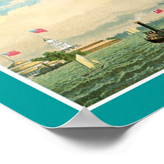 Inman Steamship Company Poster (Ecke)