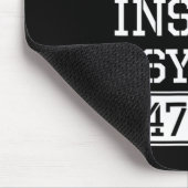 Inmate Lunatic Insane Asylum Halloween-Party Mousepad (Ecke)