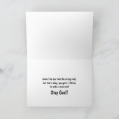 INMATE - PRISON - HINTER BARS - ERMUTIGUNG KARTE (Innenseite)