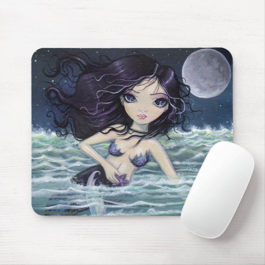 Inmitten der sanften Meerjungfrau Mousepad (Mit Mouse)