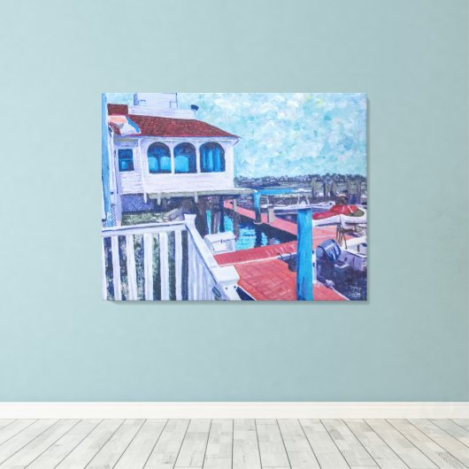 Inn an Somers Point Leinwanddruck (Insitu (Holzboden))