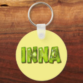 Inna Name Kiwi Design Schlüsselanhänger (Vorderseite)