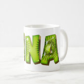 Inna Name Kiwi Style Tasse Teetasse Kaffeetasse (VorderseiteRechts)