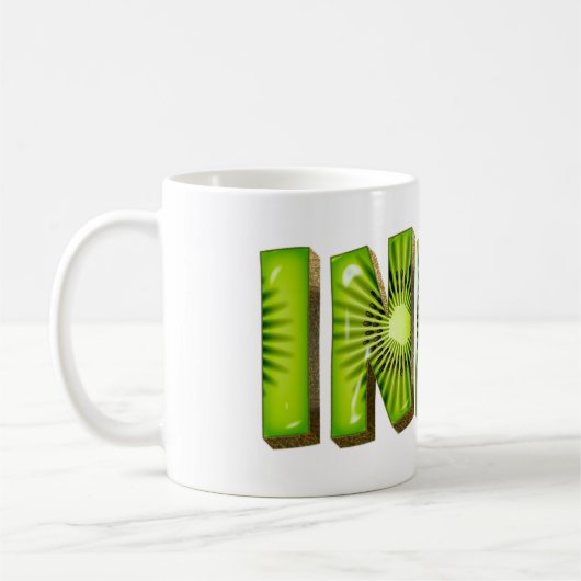 Inna Name Kiwi Style Tasse Teetasse Kaffeetasse (Links)