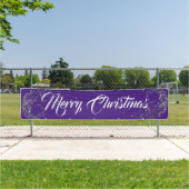 Inndoor Custom Banner-Merry Weihnachtsbanne Banner (Insitu)