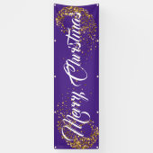 Inndoor Custom Banner-Merry Weihnachtsbanne Banner (Vertikal)