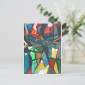 Innen (abstrakt) postkarte (Stehend Vorderseite)