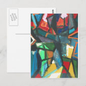 Innen (abstrakt) postkarte (Vorne/Hinten)