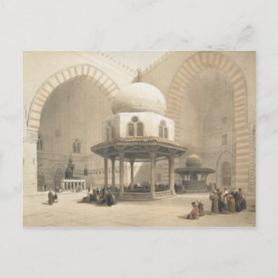 Innen der Moschee von Sultan El Ghoree, Ca Postkarte