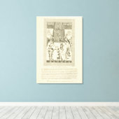 Innen des Red Bull Playhouse, frontispiece to Leinwanddruck (Insitu (Holzboden))