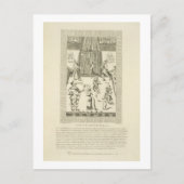 Innen des Red Bull Playhouse, frontispiece to Postkarte (Vorderseite)