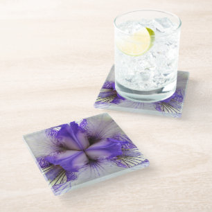 Innen einer Iris Glasuntersetzer