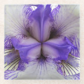 Innen einer Iris Glasuntersetzer (Vorderseite)