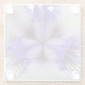 Innen einer Iris Glasuntersetzer (Rückseite)
