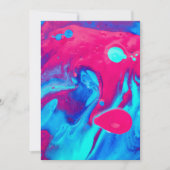 Innen einer Lavalampe Dankeskarte (Vorderseite)