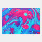 Innen einer Lavalampe Geschenkpapier Set (Vorderseite 2)