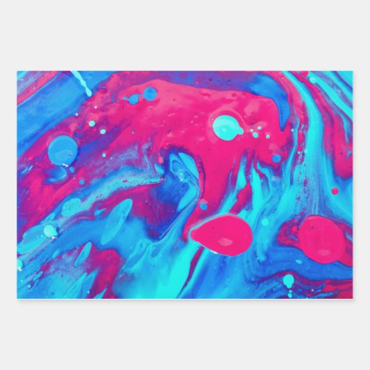 Innen einer Lavalampe Geschenkpapier Set (Vorderseite 2)