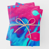 Innen einer Lavalampe Geschenkpapier Set (Beispiel)