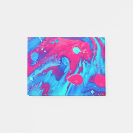 Innen einer Lavalampe Post-it Klebezettel (Vorderseite)
