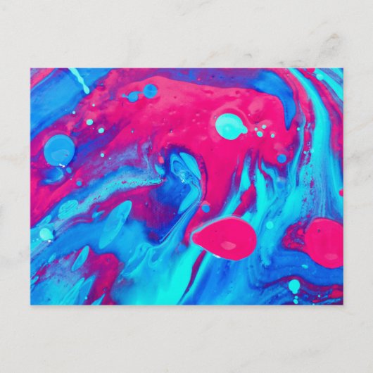 Innen einer Lavalampe Postkarte (Vorderseite)