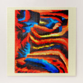 Innen eines Vulkans Puzzle (Horizontal)