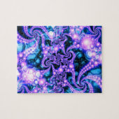 Innen fallen (cool) - psychedelisches Fraktal Puzzle (Horizontal)