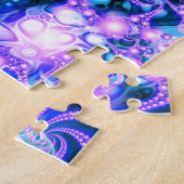 Innen fallen (cool) - psychedelisches Fraktal Puzzle (Seite)