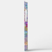 Innen farbige Flecken unter gerade dünnen Linien Case-Mate iPhone Hülle (Rückseite / Links)