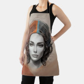 innen heraus lebendiges Mädchen Schürze (InSitu)