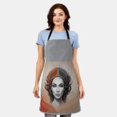 innen heraus lebendiges Mädchen Schürze (Getragen)