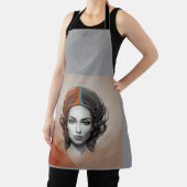 innen heraus lebendiges Mädchen Schürze (InSitu)