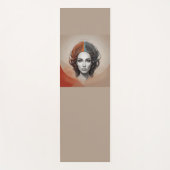 innen heraus lebendiges Mädchen Yogamatte (Vorderseite)