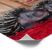 Innen ist ein zitternes Äußeres mit einem zarten H Poster (Ecke)