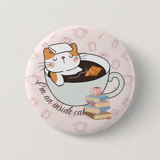 Innen Katzen Spa Button (Vorderseite)