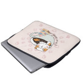 Innen Katzen Spa Laptopschutzhülle (Vorne Knopf)