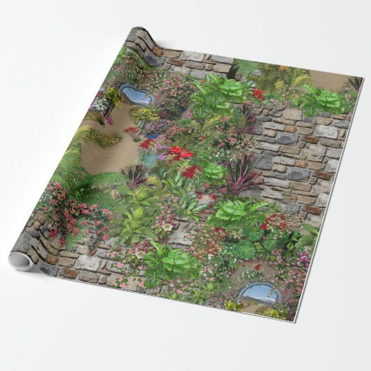 Innen, Natur im Freien im Blut Geschenkpapier (Ungerollt)