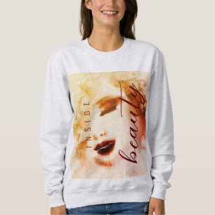 Innen Schönheit Shinzon Gold Aquarellbilder Sweatshirt