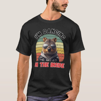 Innen tanzen - Quokka-Stil T-Shirt