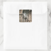 Innenansicht, 1764-1812 quadratischer aufkleber (Tasche)