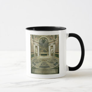 Innenansicht der achteckigen Chigi Kapelle Tasse