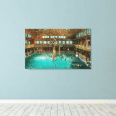 Innenansicht der Bäder Leinwanddruck (Insitu (Holzboden))